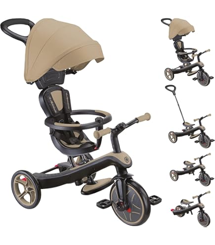 Amazon.co.jp: Chic ZONE 子供用三輪車 折りたたみ式三輪車 4in1 1歳 2